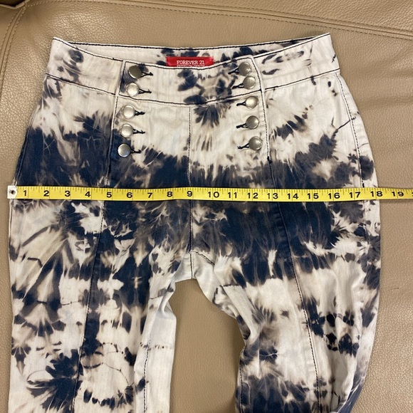 Tie Dye Sailor Premium Denim Jeans by Forever 21 - Size 27 - Picture 15 of 15